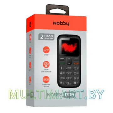Мобильный телефон Nobby 170B (черный) картинка 5